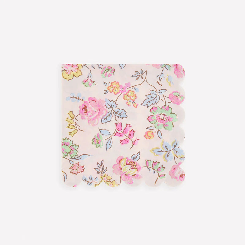 Paper Napkins - Pink Chintz Small