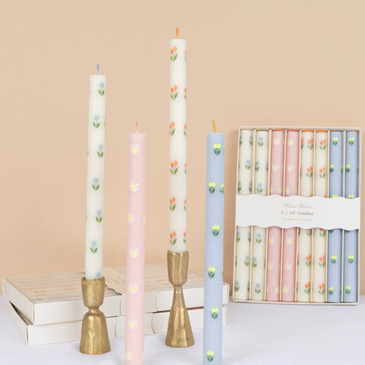 Taper Candle - Floral Table Candles