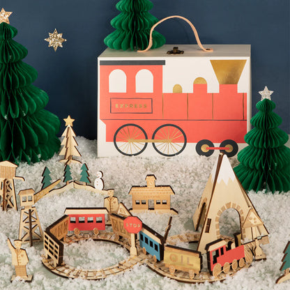 Advent Calendar Wooden - Railway Train