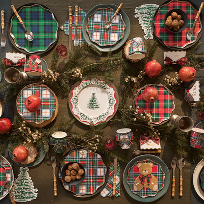 Paper Plates - Tartan Side