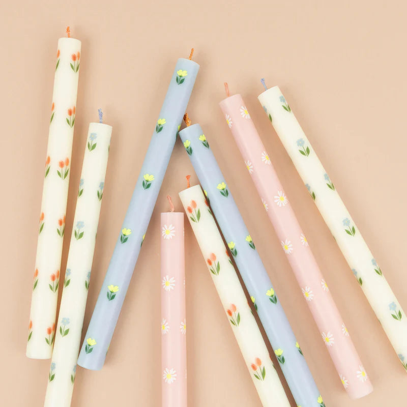 Taper Candle - Floral Table Candles