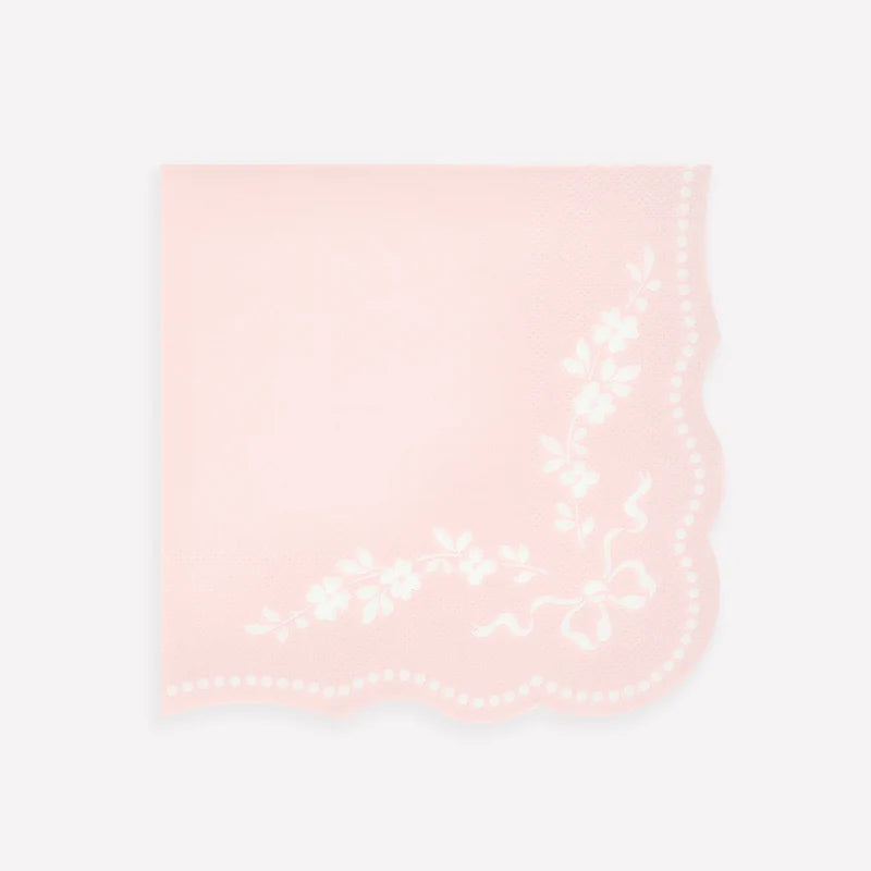 Paper Napkins - Rococo Pink Large