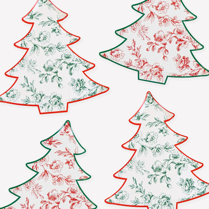 Paper Plates - Toile de Jouy Tree