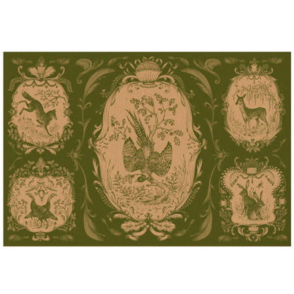 Paper Placemats - Fable Toile Moss