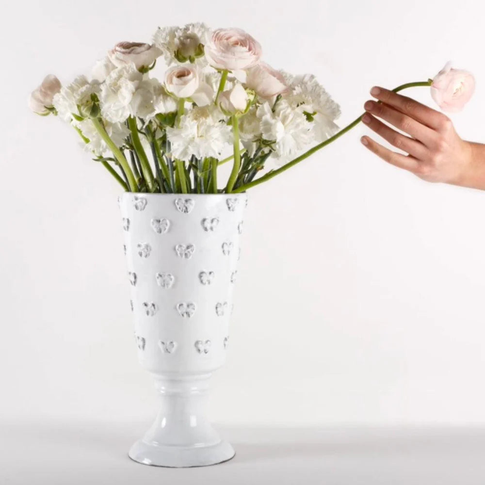 Nœud-Nœud Footed Vase - Medium