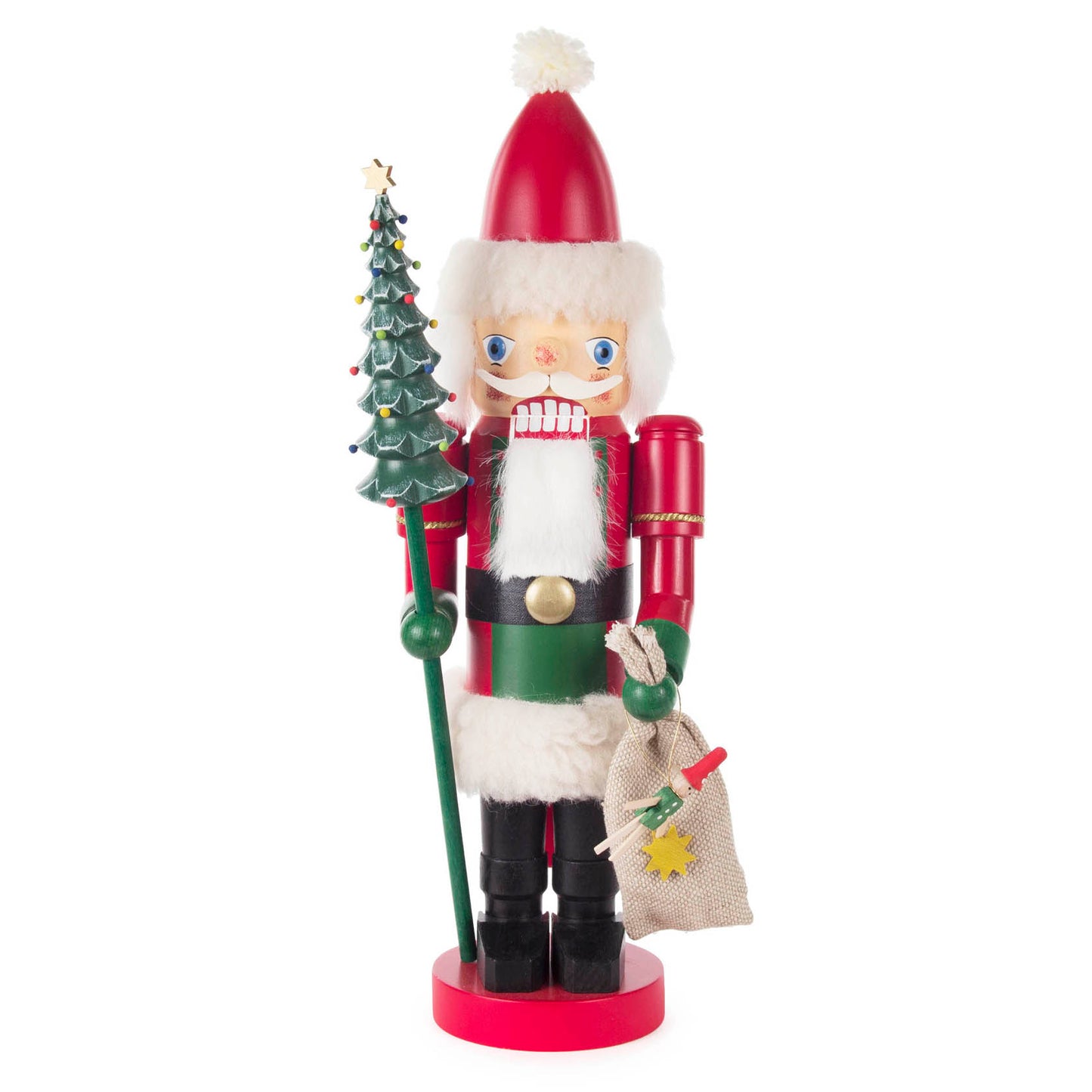 Nutcracker Small - Santa Clause Red/Green