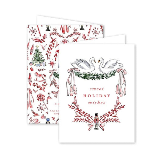 Card - Nutcracker Toile