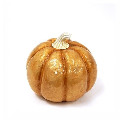 Pumpkin Capiz - Gold Large 8"