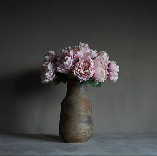 Floral Stem - Peony Rouge 24"
