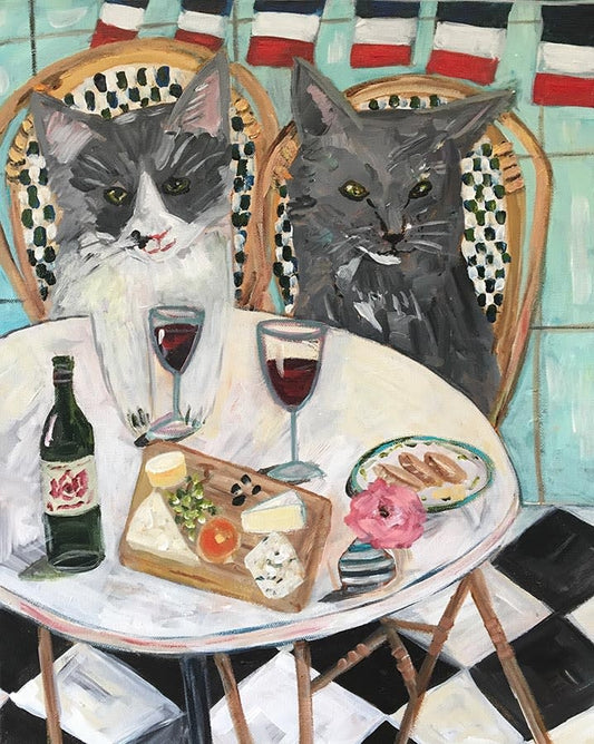 Card - Everyday - Paris Cafe Cats