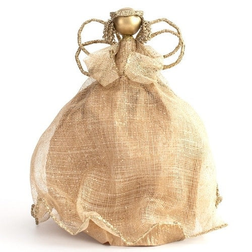 Tabletop/Tree Topper - Angel - Sinamay 10”