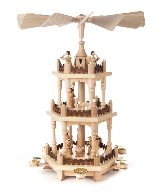 Pyramid - Three Tier Nativity