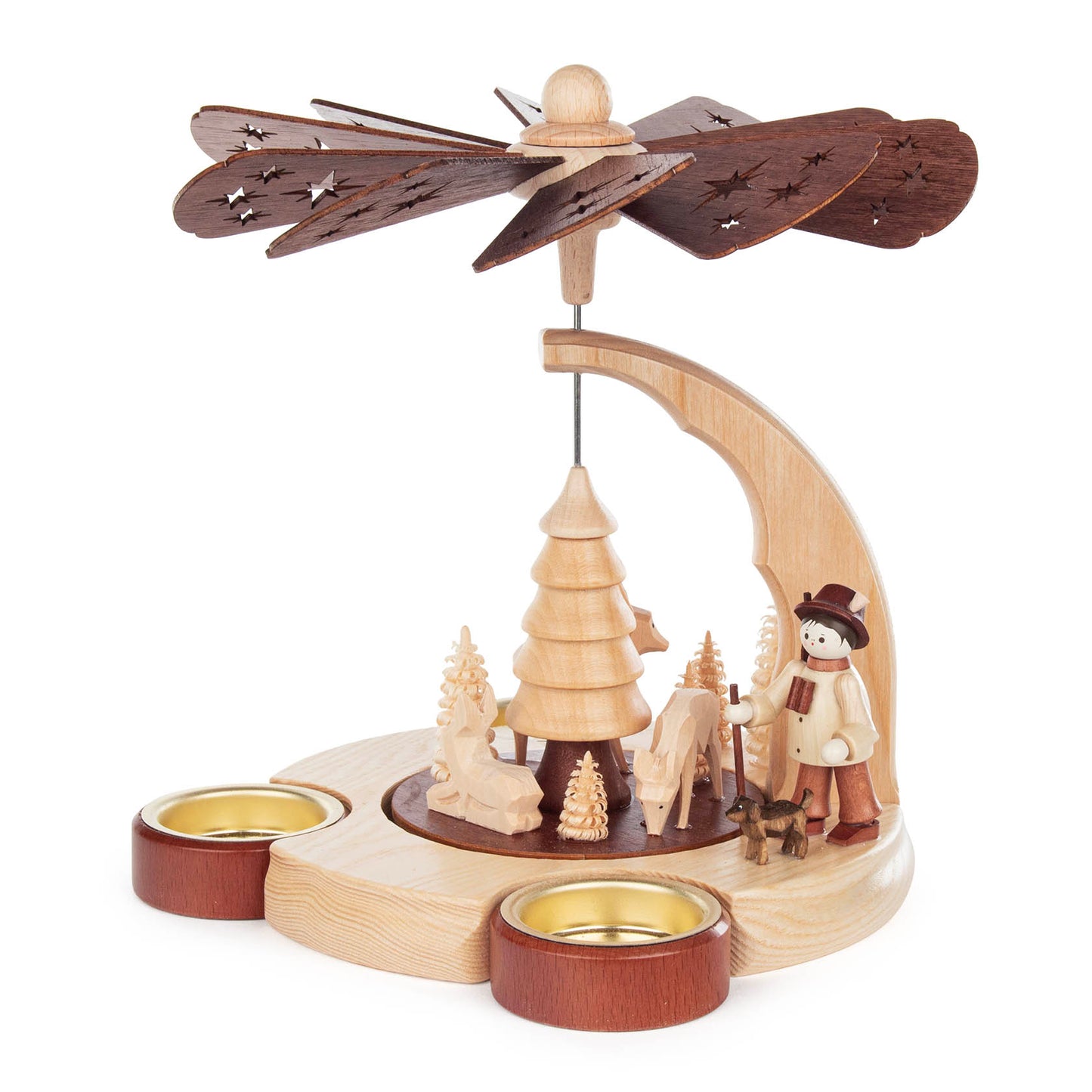 Pyramid - Hunter and Dog and Deer (half arc)