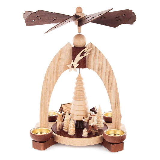 Pyramid - Man and Two Deer