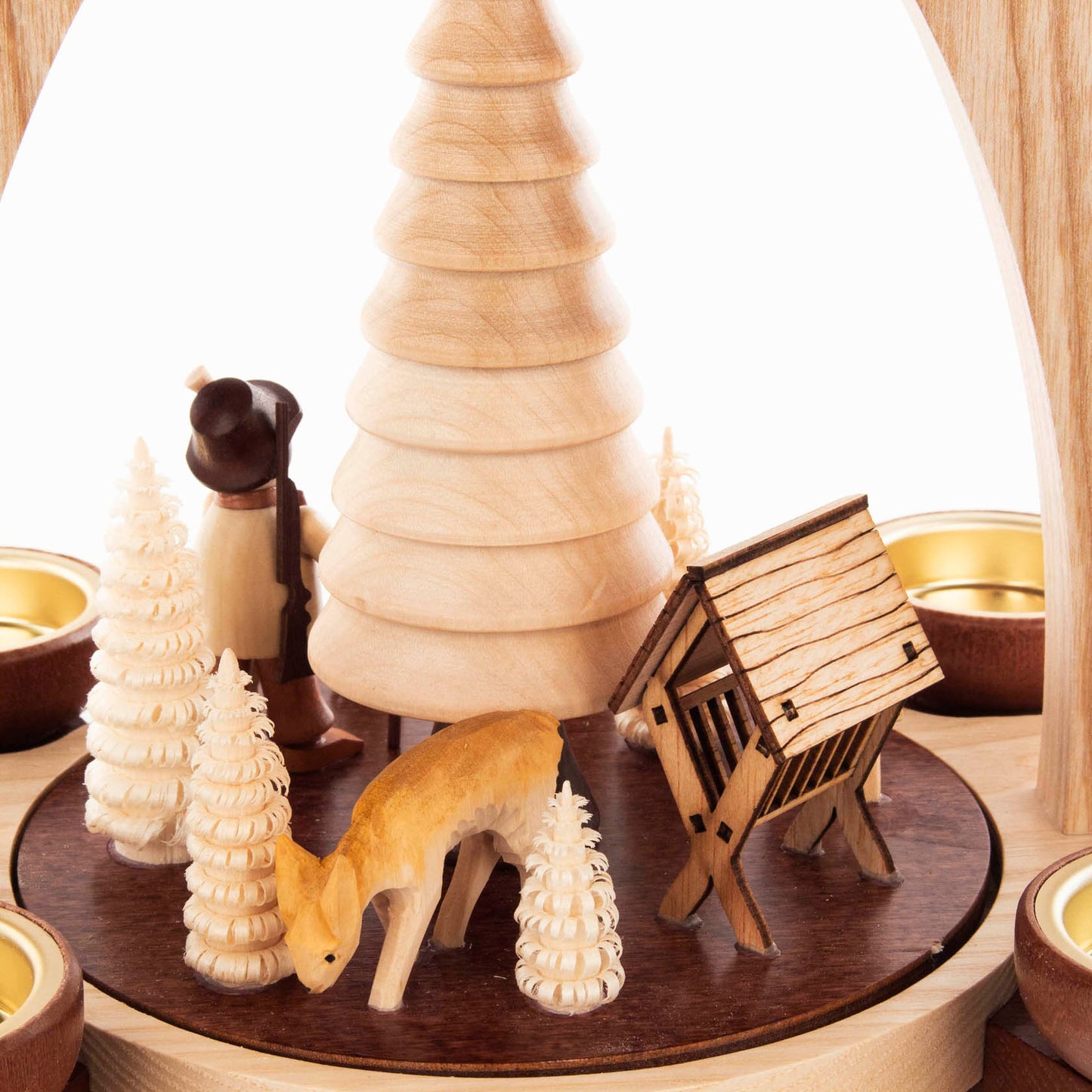 Pyramid - Man and Two Deer