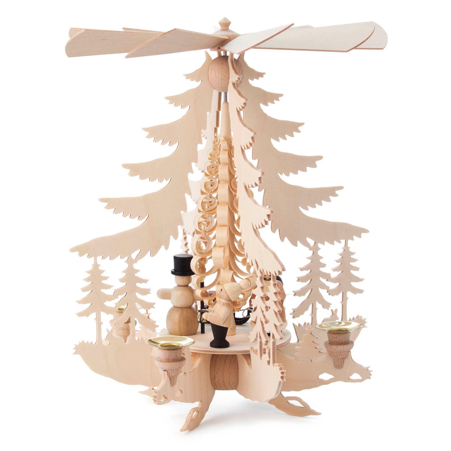 Pyramid - Santa with Snowman (raised)