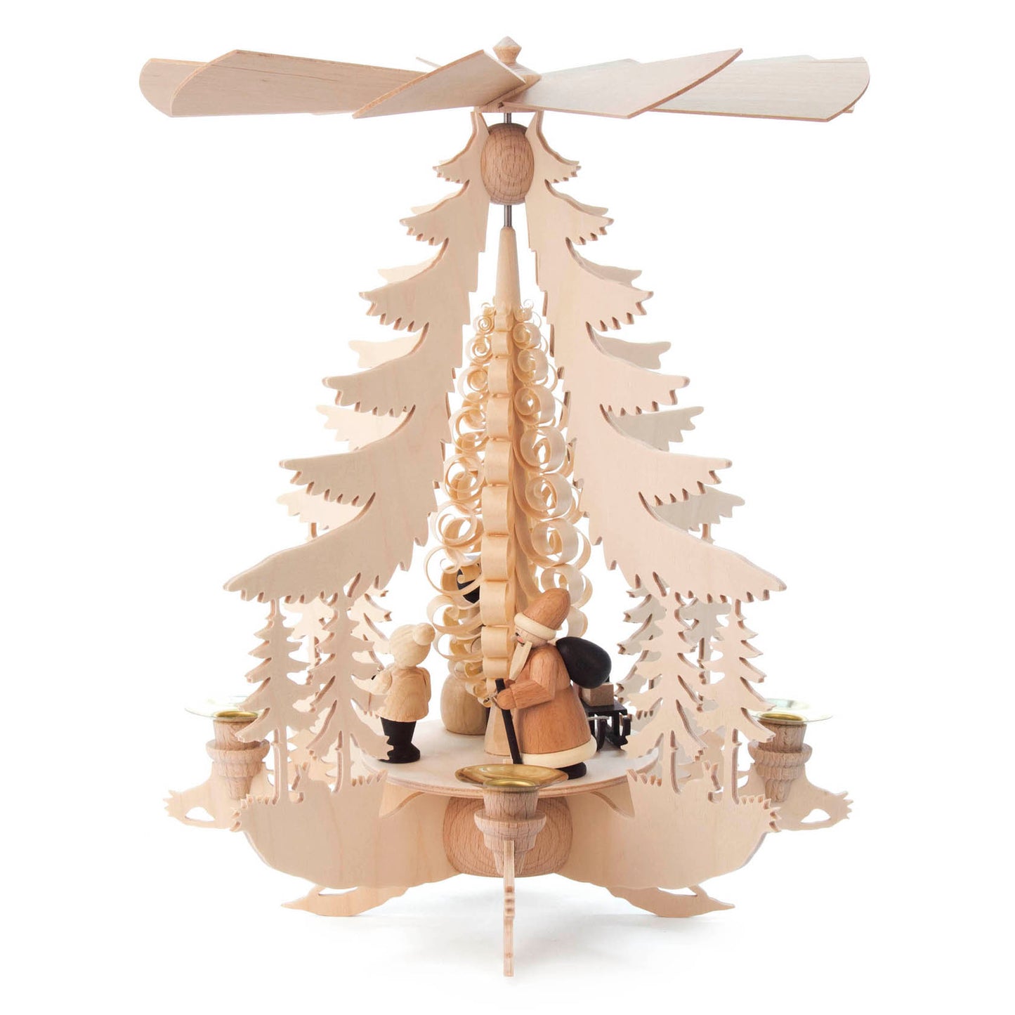 Pyramid - Santa with Snowman (raised)