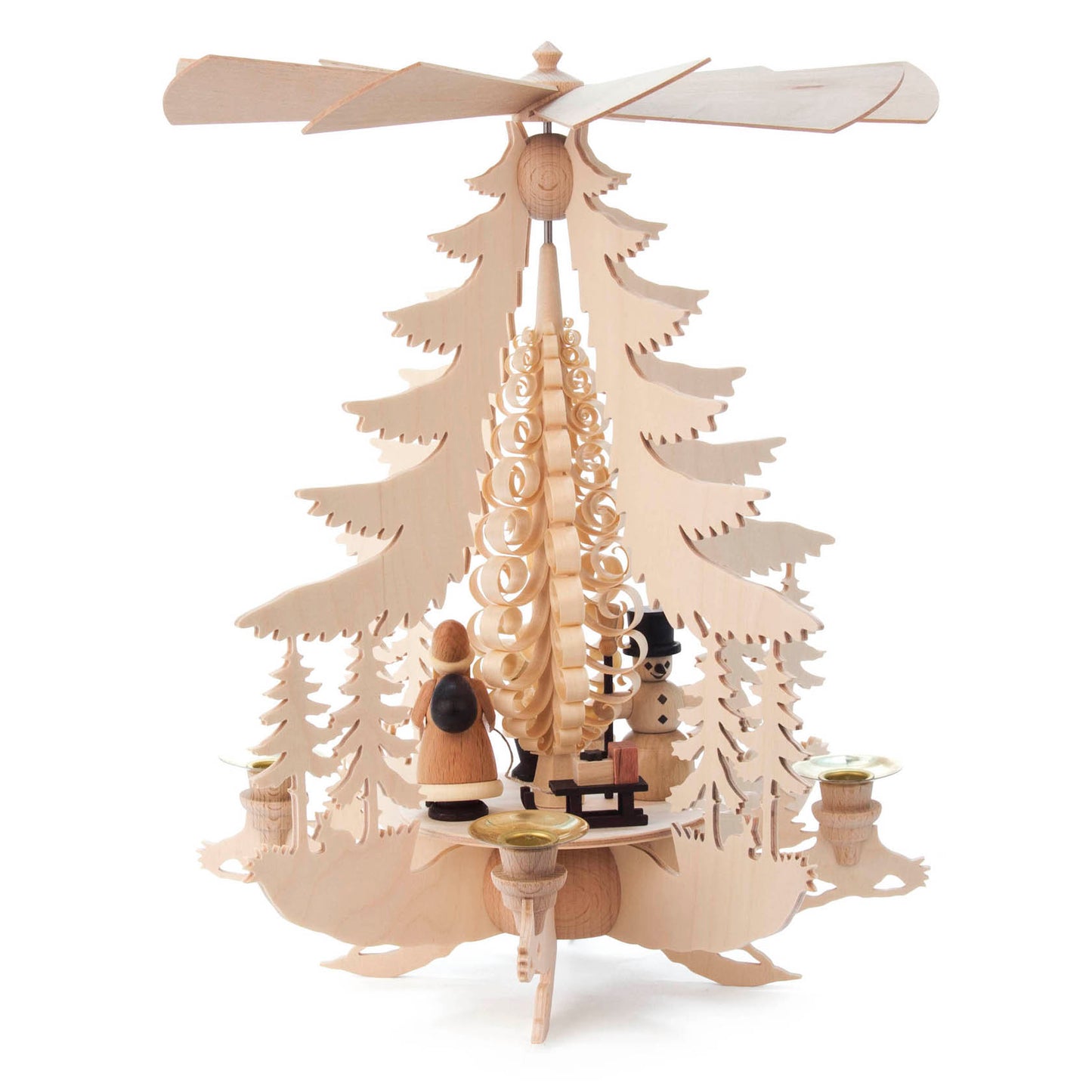 Pyramid - Santa with Snowman (raised)