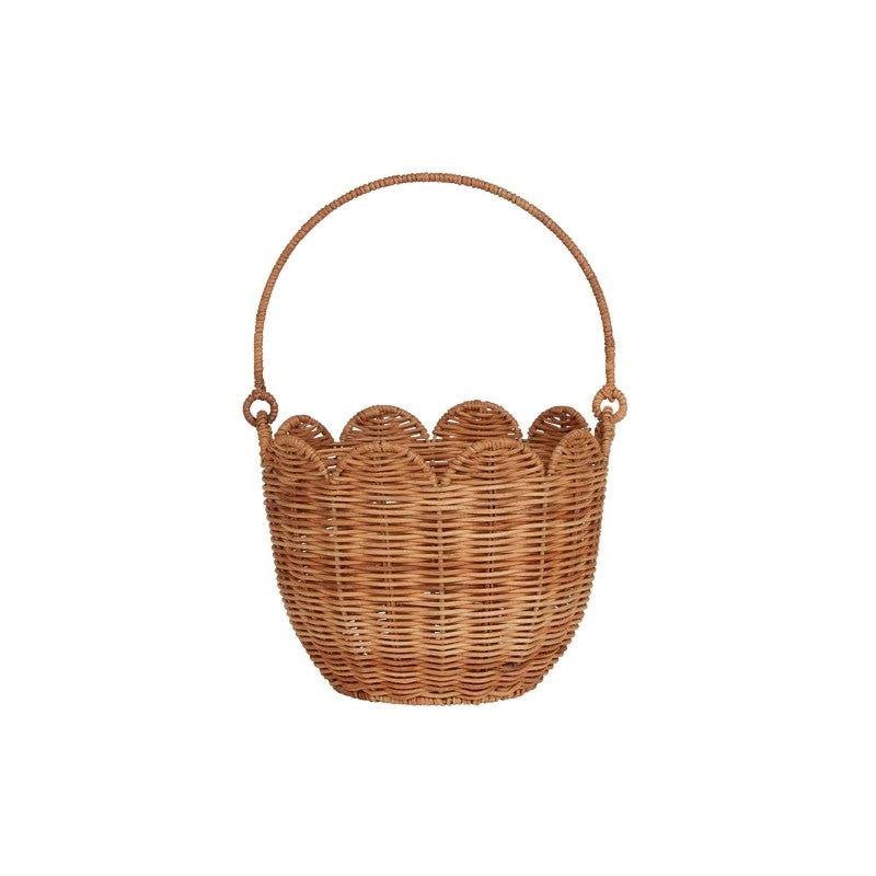 Rattan Tulip Carry Basket