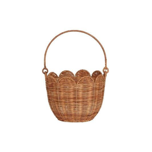 Rattan Tulip Carry Basket