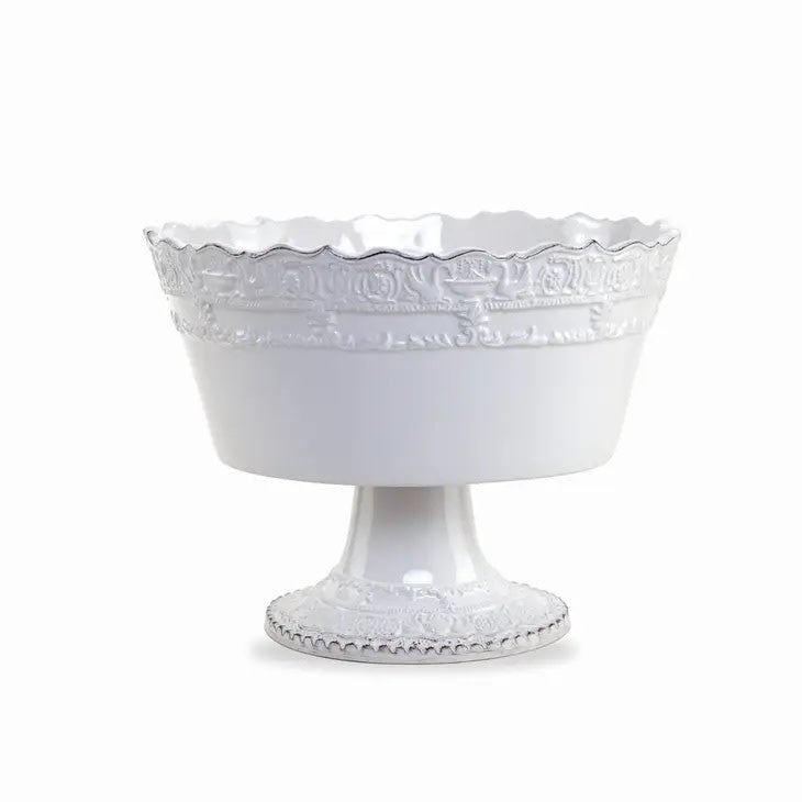 Renaissance - White Stemmed Fruit Bowl