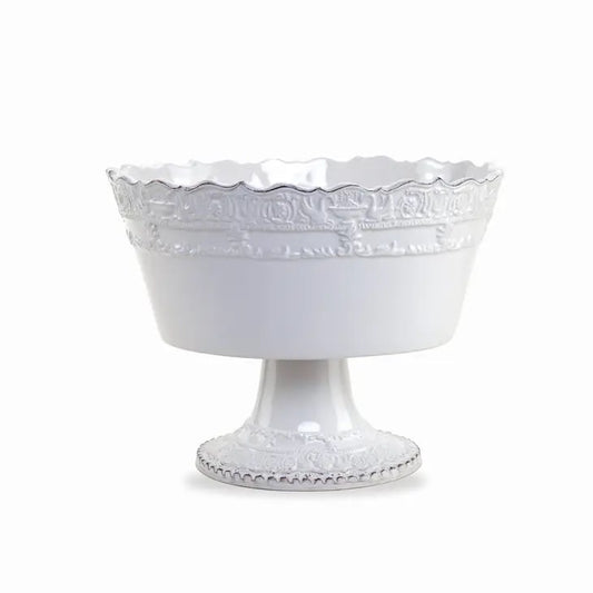 Renaissance - White Stemmed Fruit Bowl