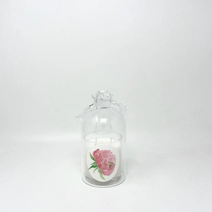 Rose Handle Glass Bell Cloche