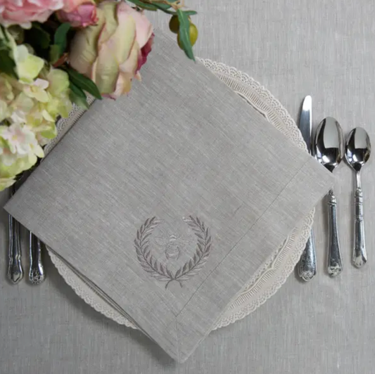 Napkin Large - Bumble Bee Flax