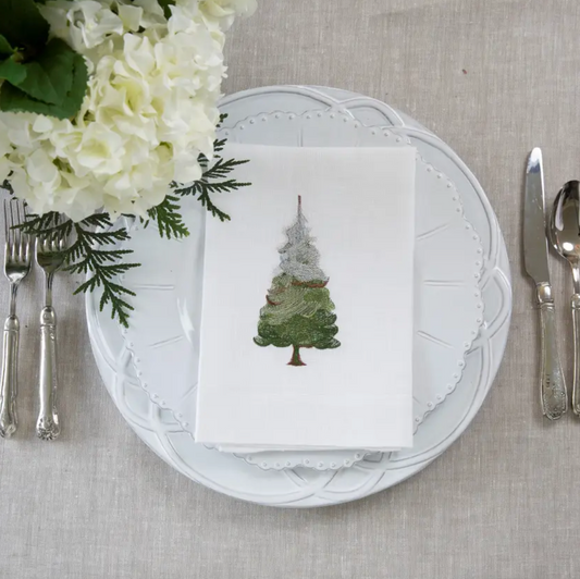 Trifold Napkin - Snowy Pine