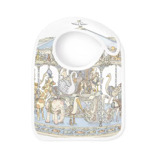 Bib Small - Carousel Blue