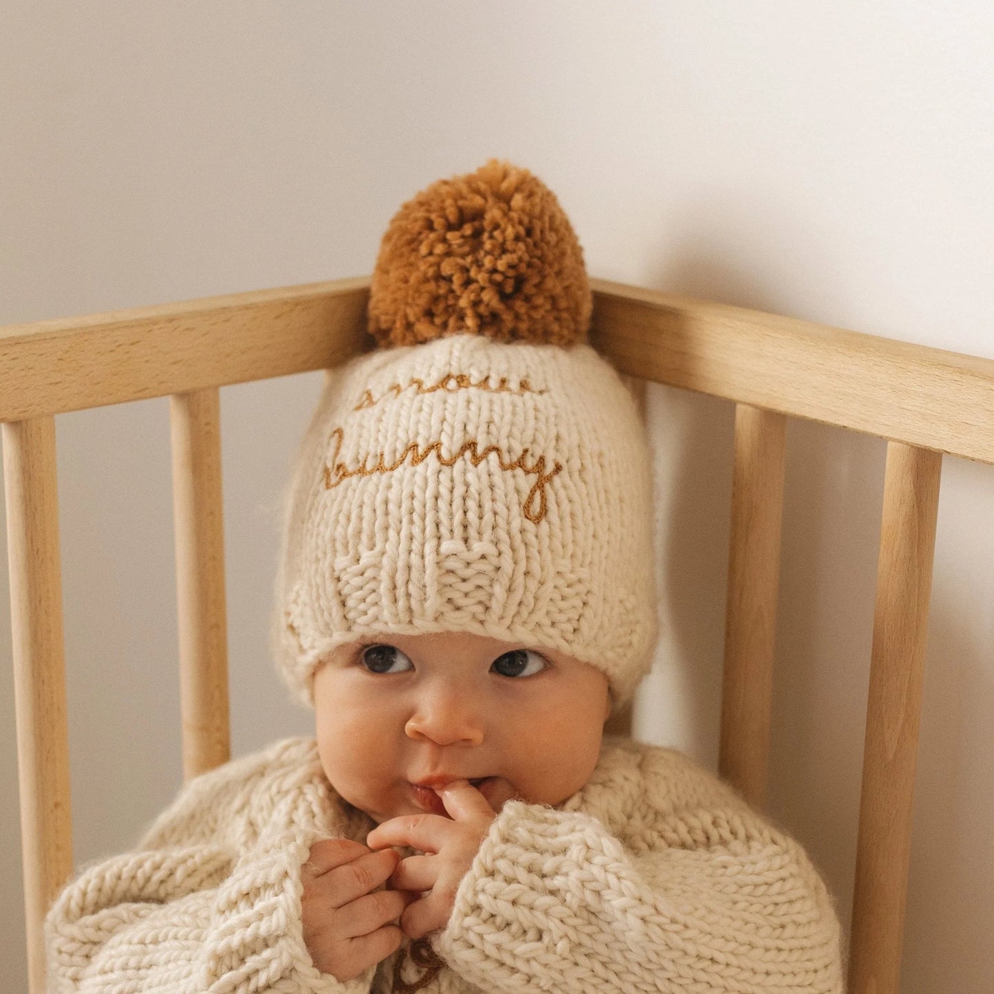 Baby Hat - Snow Bunny Pebble