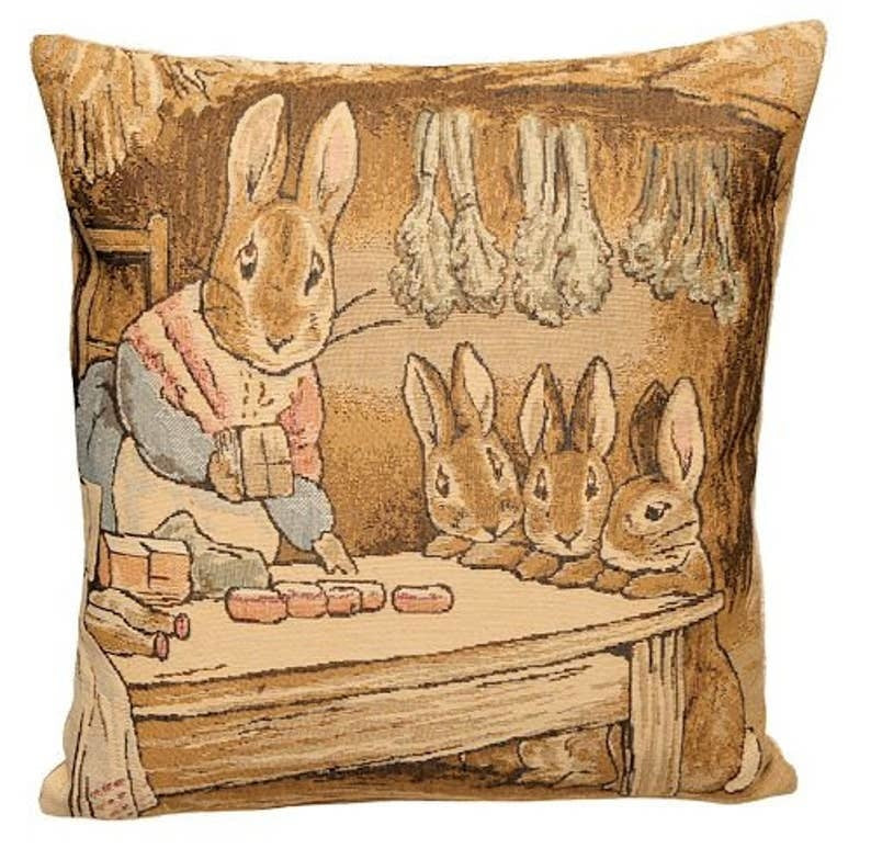 Small Pillow - Peter Rabbit Lunchtime