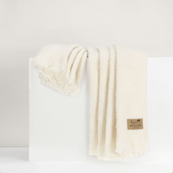 Throw - Alpaca Brushed Cream