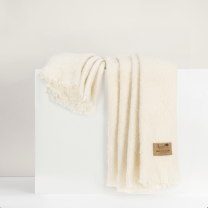Throw - Alpaca Brushed Cream