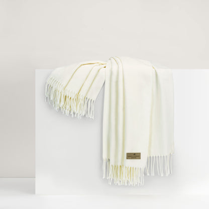 Throw - Italian Herringbone Ecru