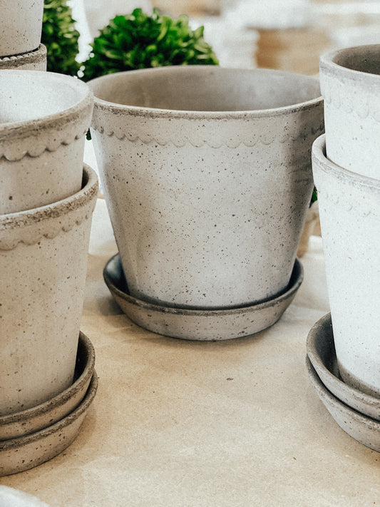Garden Pot Helena - Grey 21