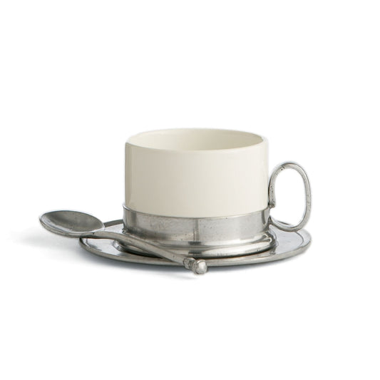 Tuscan - Cappuccino Cup & Saucer & Spoon