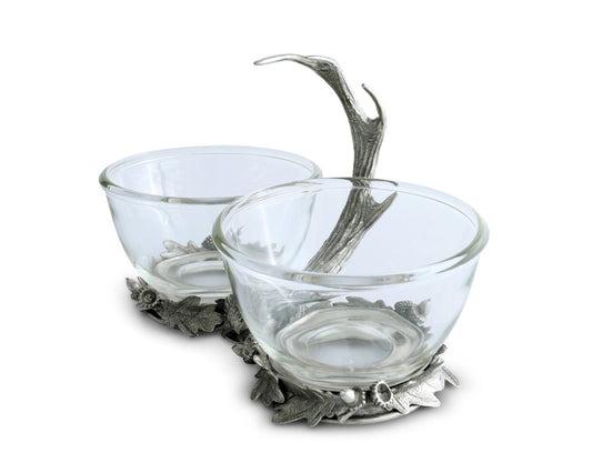 Double Dip Bowl - Fallen Antler