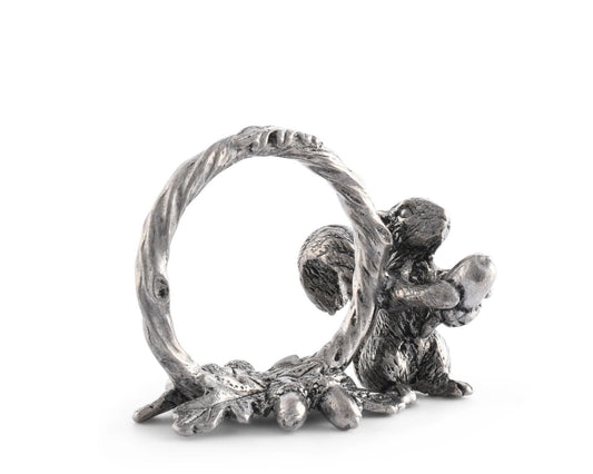 Napkin Ring - Squirrel on Branch