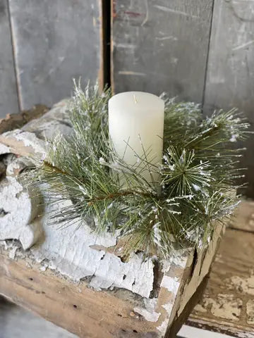 Candle Ring - Snowy Fir 10" (3" Inner Ring)